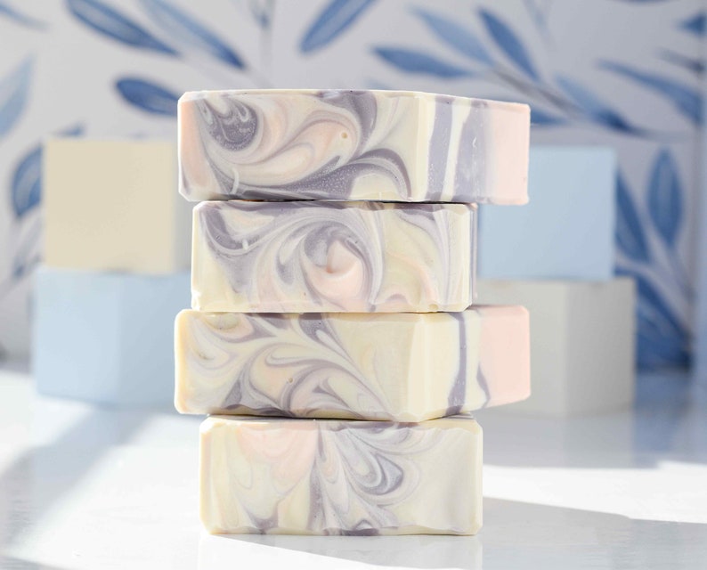 Berry Fields, Blackberry & Vanilla, Artisan Handcrafted Handmade Soap Bar, Gift, Eco Packaging, Summer, For Her, Birthday Friend Presents image 5