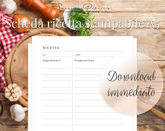 cookbook template etsy