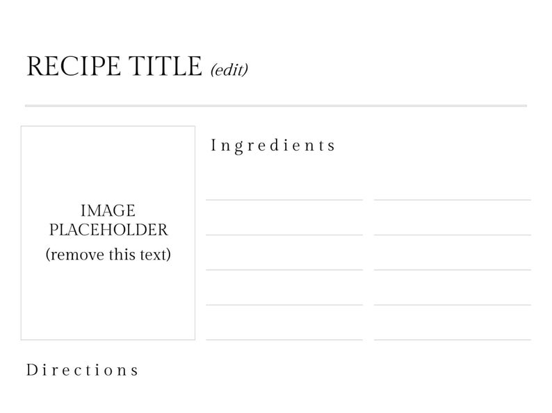 Free printable recipe card template for mac Free printable recipe card template for mac