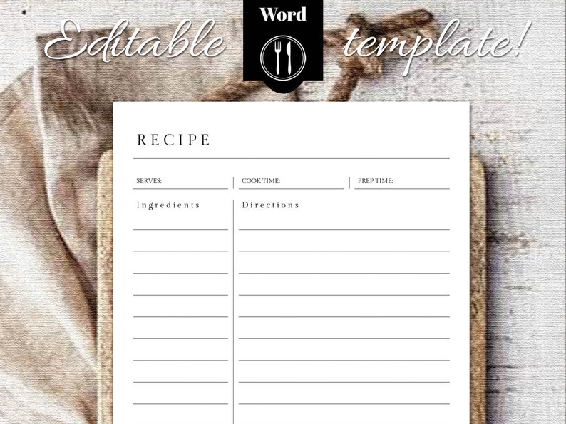 Recipe Journal Template from i.etsystatic.com