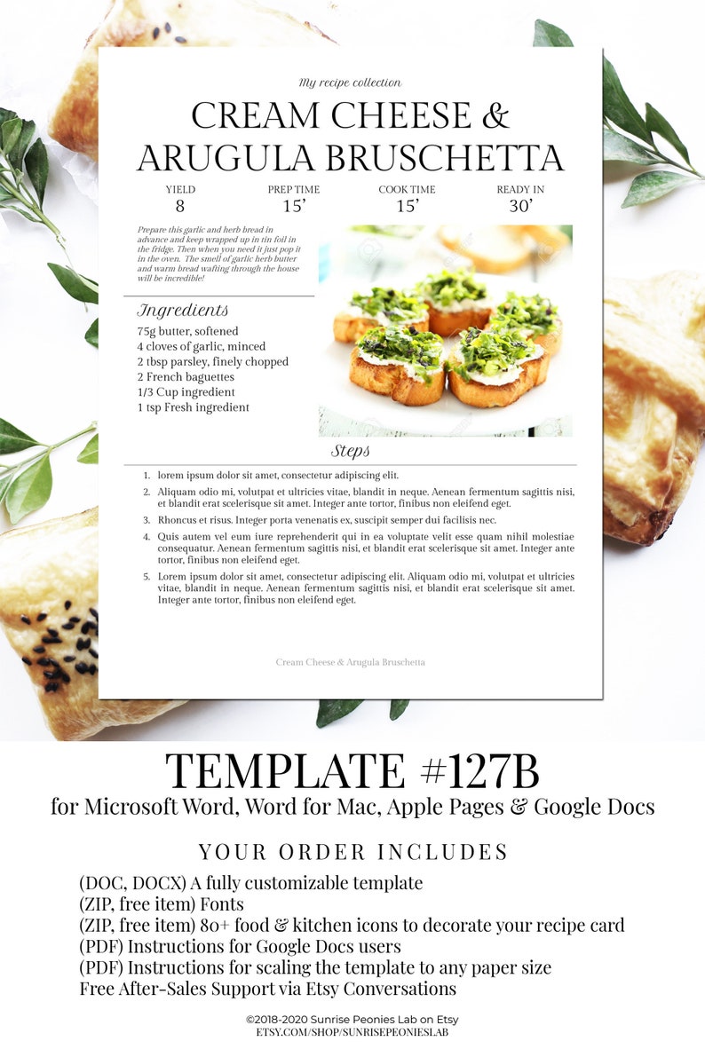 free recipe template for mac pages free recipe template for mac pages