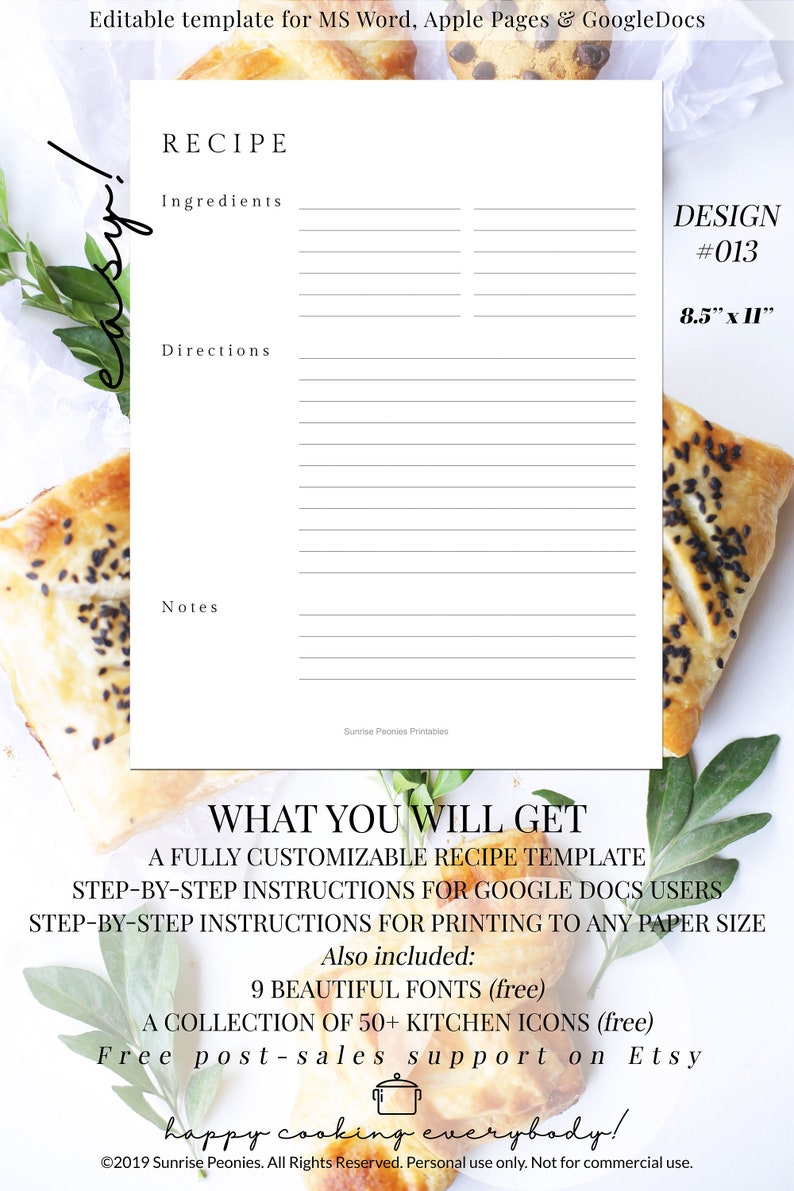 recipe templates for mac recipe templates for mac