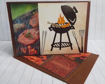 Greeting card grill, kettle grill, Father's Day, birthday card