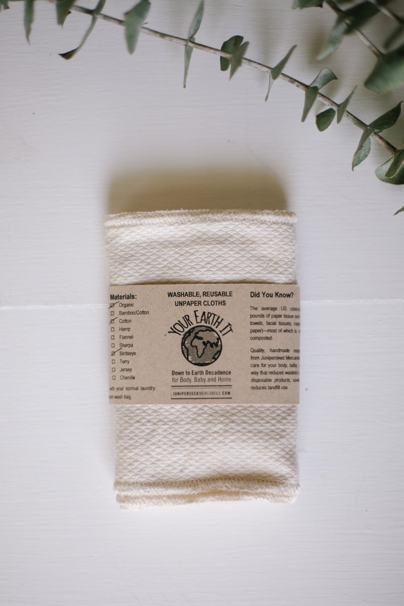 Unpaper Towels Zero Waste Kitchen Starter Kit Gift Set; Eco-Friendly Home Gift w Canvas Tote Dish Cloth /& Spray Bottle Beeswax fabric