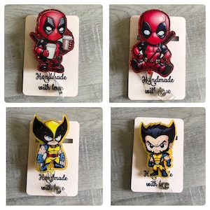 Deadpool and Wolverine Badge Reels