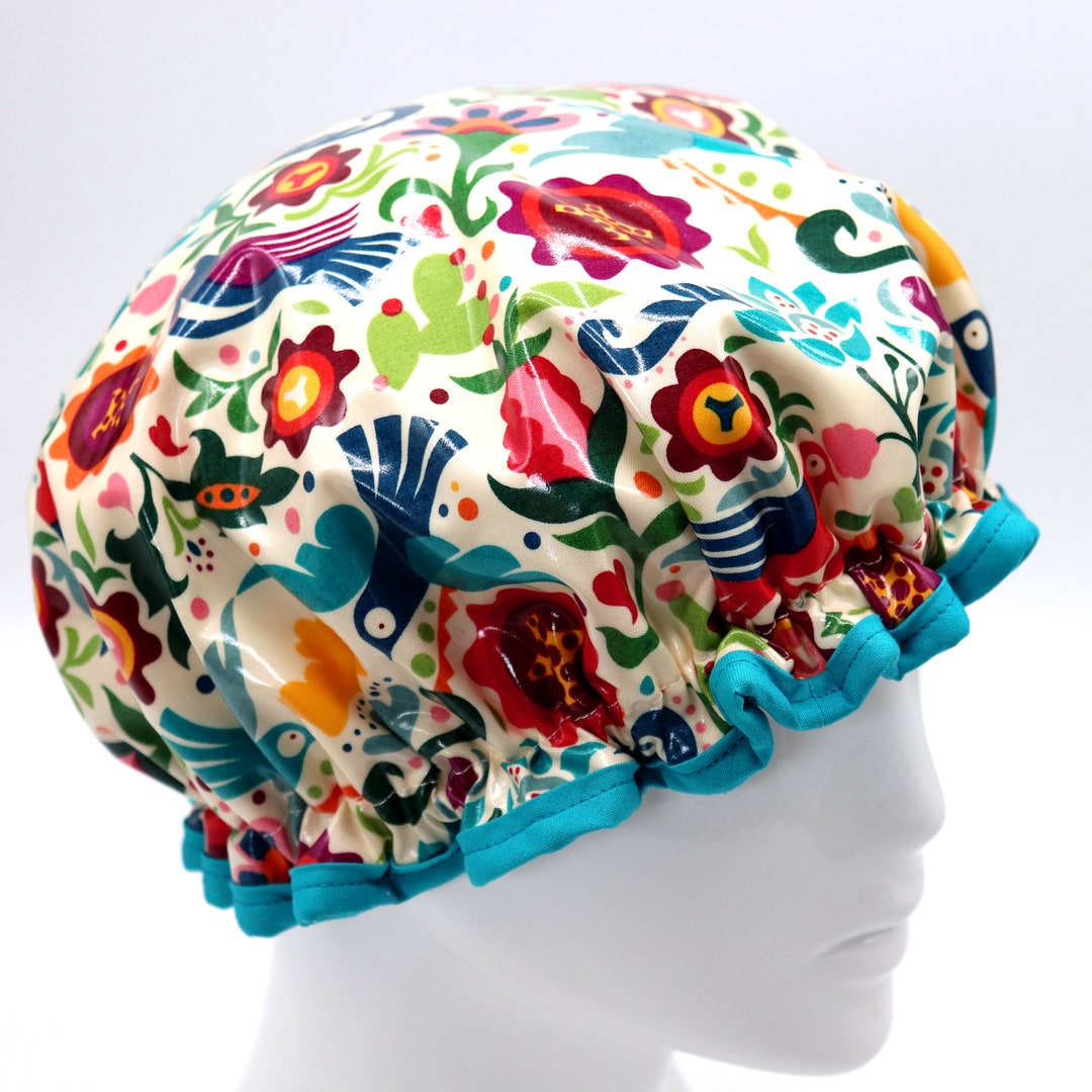 Shower Cap, Birds Waterproof Shower Cap, Washable Shower Cap