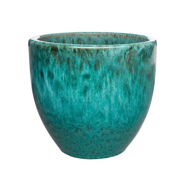 Gloss Textured Color Liberty Bell Planter - Indoor Modern Flower Pot - Ceramic Terracotta (6, 8, 10, and 12 inch sizes)