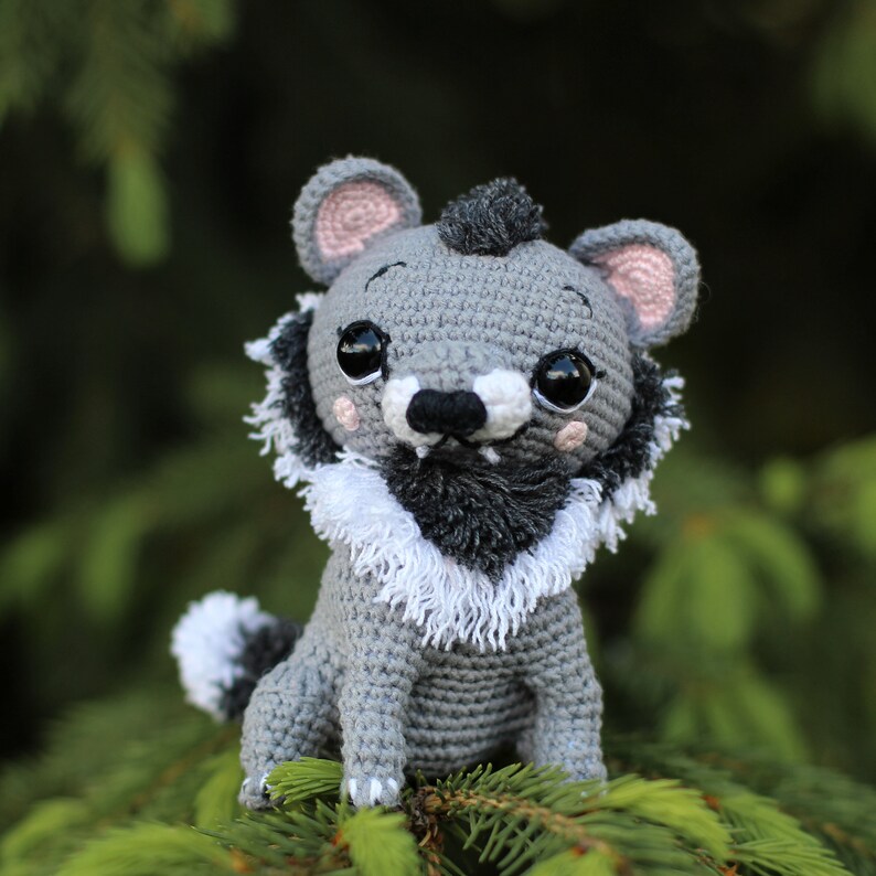 PATTERN crochet WOLF amigurumi toy how crochet wolf baby gift | Etsy