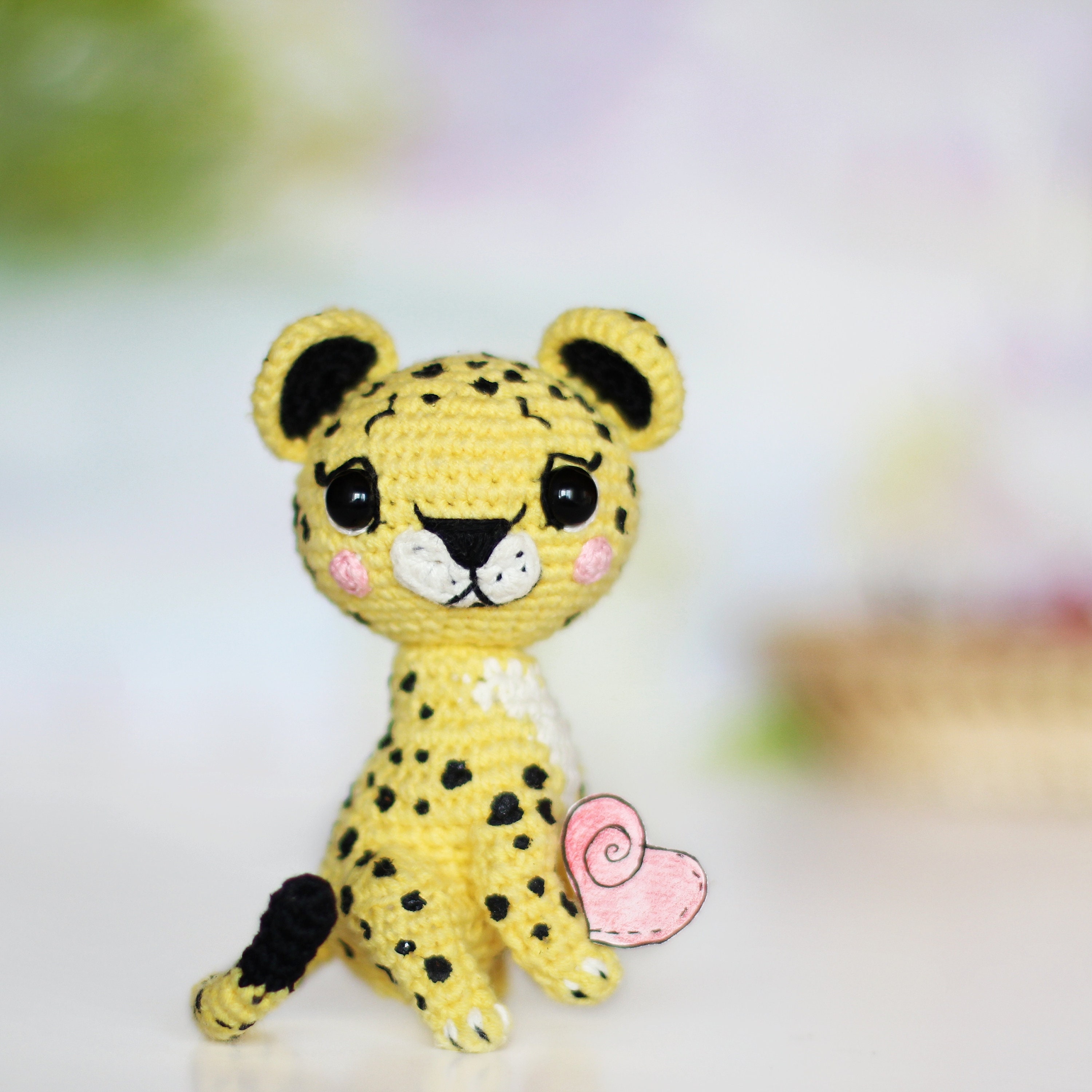 LEOPARD crochet PATTERN cheetah tutorial pdf amigurumi africa Etsy
