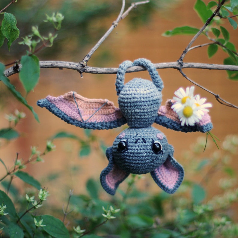 BAT crochet PATTERN stuffed bat cute baby gift nursery decor | Etsy