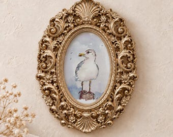 Måsporträtt — Inramad tavla
