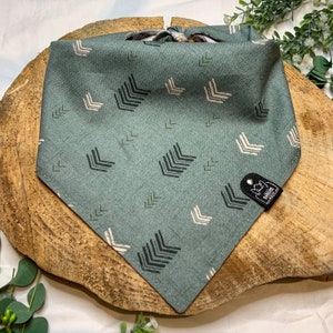 Forest Forager Double Sided Bandana 100% Cotton Geometric, Forest, Foraging image 4