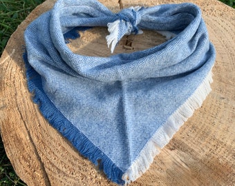 WINTER BLUE Flannel Bandana