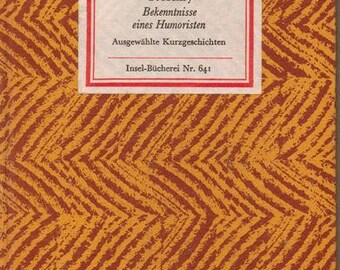 O. Henry * Bekenntnisse eines * Insel-Buch-Nr.641