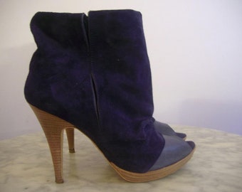 sexy summer ankle boots ** blue ** size. 40