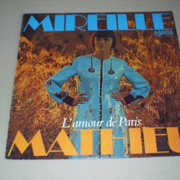 LP ** Mireille Mathieu ** Lamour de Paris ( 1974 )