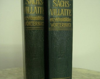 Sachs-Villatte * Enzyklopädisches Wörterbuch 2 Bd.