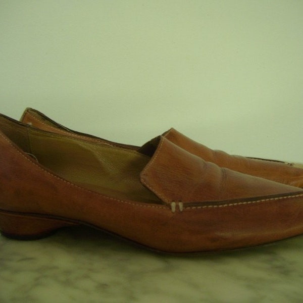 VINTAGE  **  Damenschuhe Gr. 39 braun