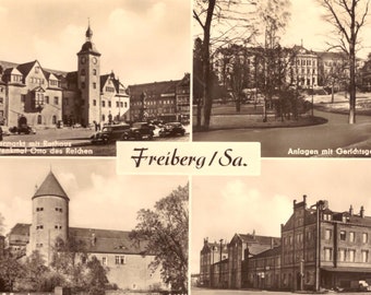 Postcard *** Freiberg *** Saxony