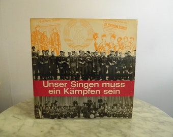 LP *** Unser Singen muss ein Kämpfen sein *** NVA