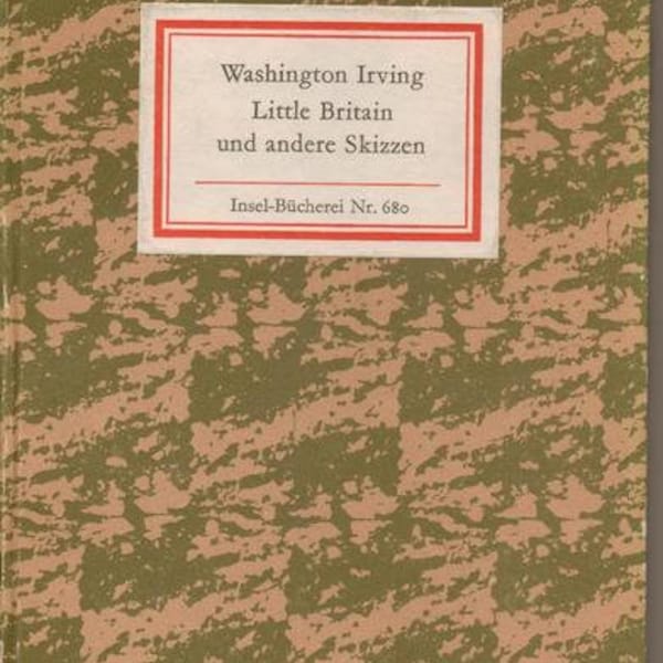 W. Irving  ** Little Britain ** Insel-Buch-Nr. 680