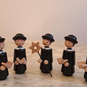 Erzgebirge *** Claußnitzer Kurrende * 5 Stück Figuren ***