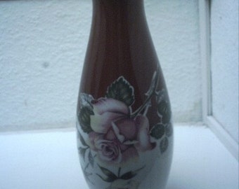 Vintage *** Vase mit Rosenmuster *** Shabby