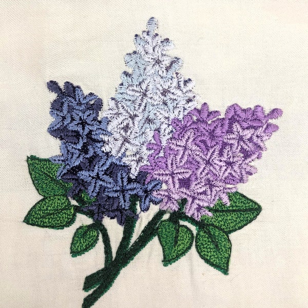 Spring Lilacs Machine Embroidery Design