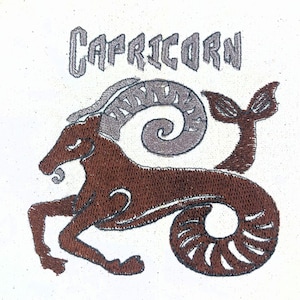 Capricorn Machine Embroidery Design