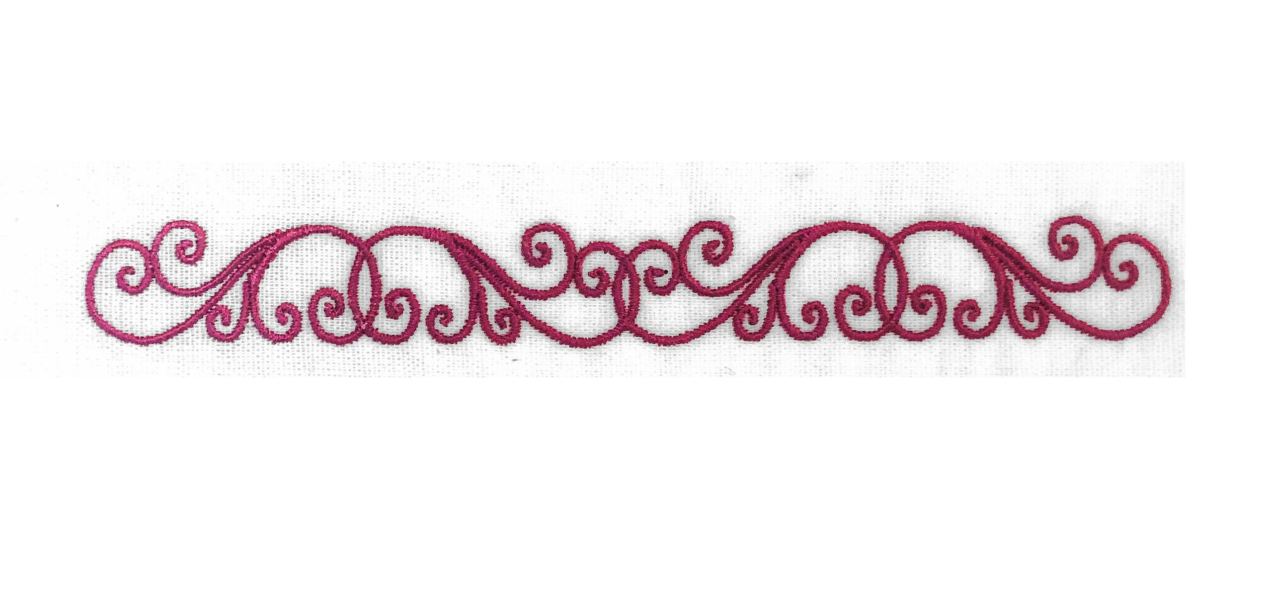 Delicate Scroll Work Machine Embroidery Design Set (includes Medium and ...