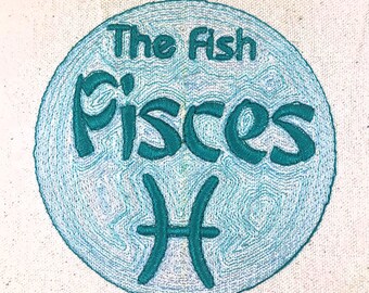 Fische und Neptun Maschinenstickdatei