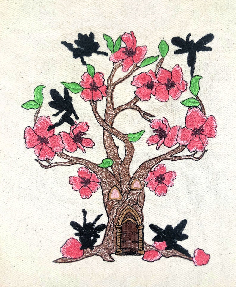 Large Cherry Blossom Faerie Home