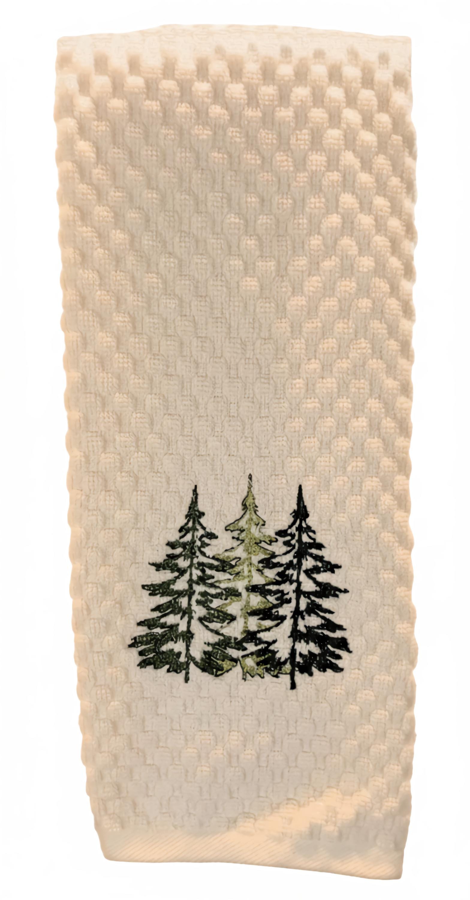 Three Majestic Pine Trees Machine Embroidery Design for 4 X 4 Inch Hoop ...
