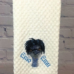 Emo Emu Machine Embroidery Design image 3