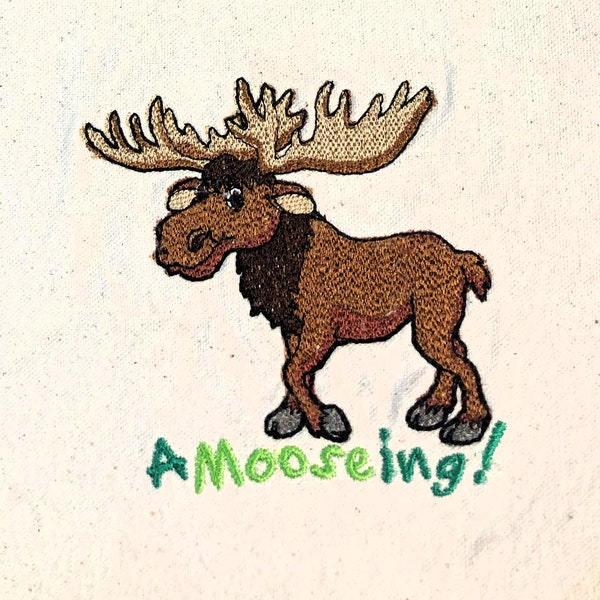 A Moose Ing Machine Embroidery Design