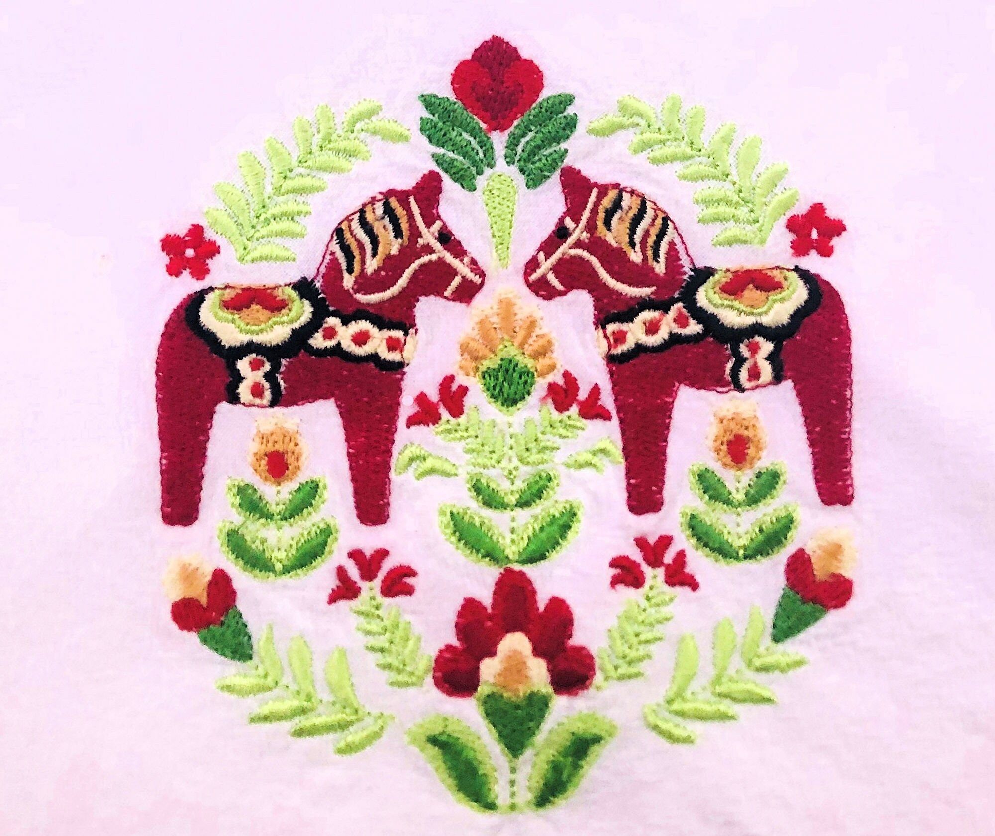 Dapla Design Dala Horses Medium Machine Embroidery Design - Etsy