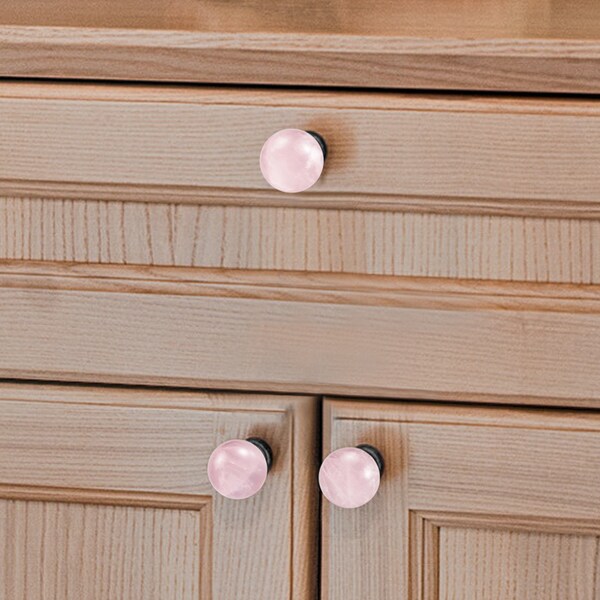 Rose Quartz Knobs Etsy