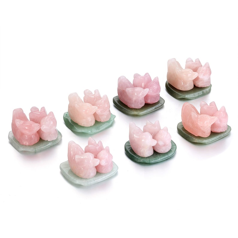 Rose Quartz Duck Mandarins/ Duck Figurine/ Mandarin Duck Home Etsy