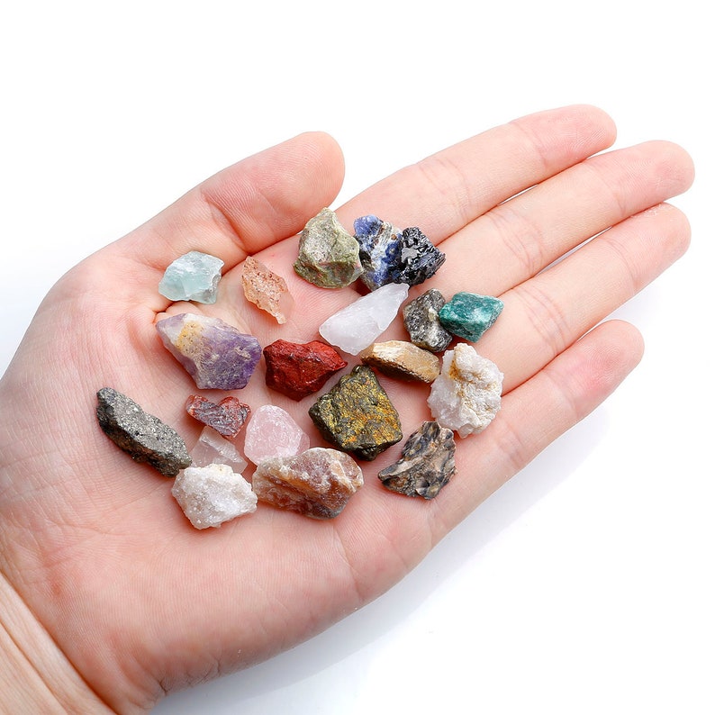 Mineral Collection/ Mini Rock Collection Box for Kids/ Magical Etsy