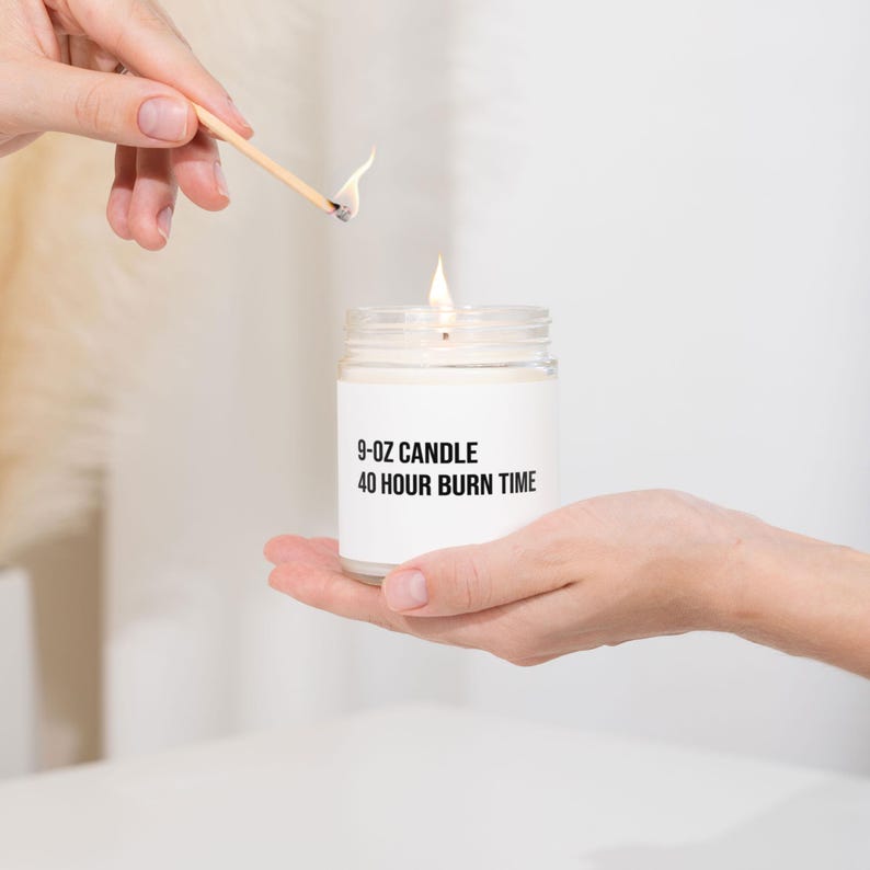 Hugs and Love Candle / Grief and Mourning Gift / Personalized Gift