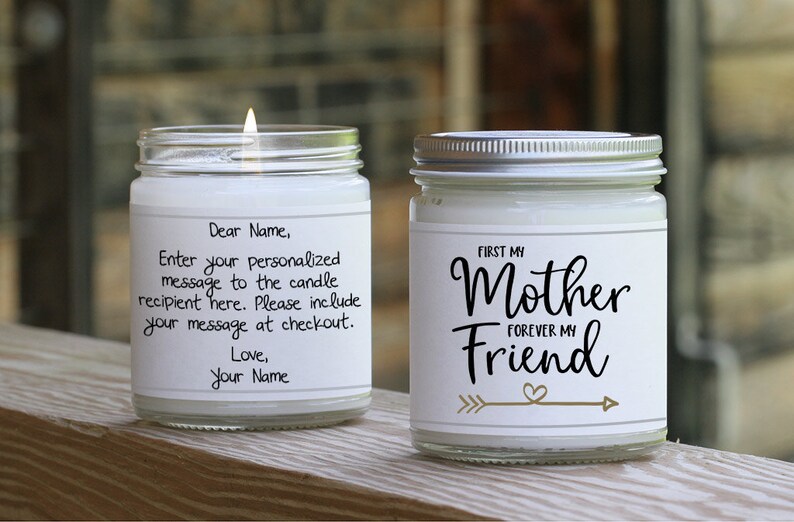 Candle Gift for Mom From Daughter Mother Daughter Friendship Etsy