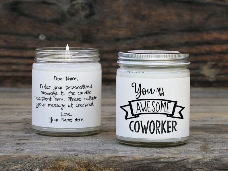 Coworker Candle Gift
 Gift for Coworker Coworker Candle Unique Gift for Coworker Etsy