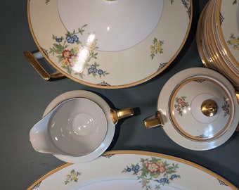 中国　新渡　青花花卉文　銘々皿　小皿　六客　C　R6305 花小皿 | JICON 磁今 オンラインショップ