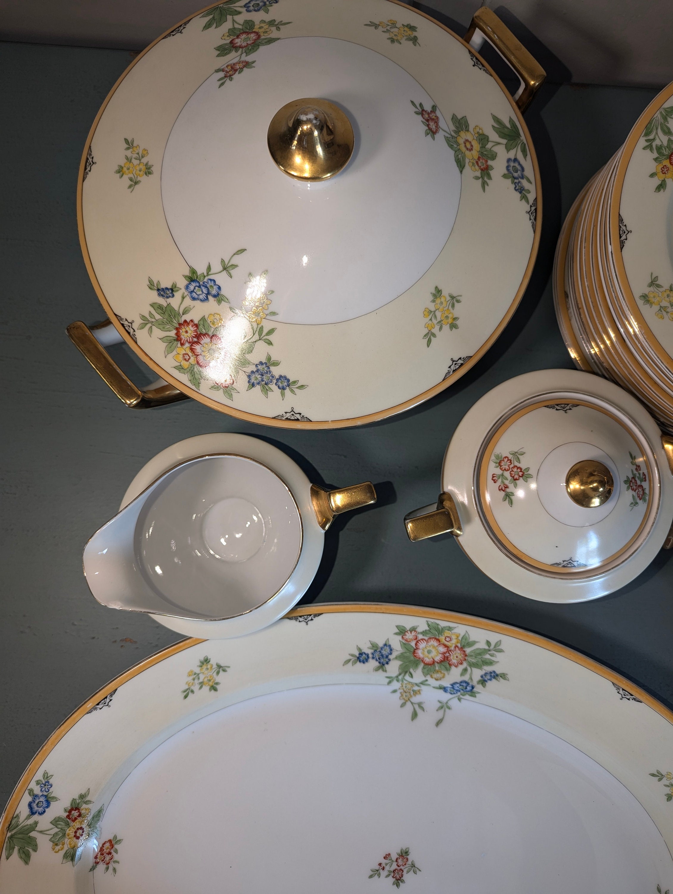 Celebrate Vintage Floral China Made in Japan 43 Piece Set - Etsy