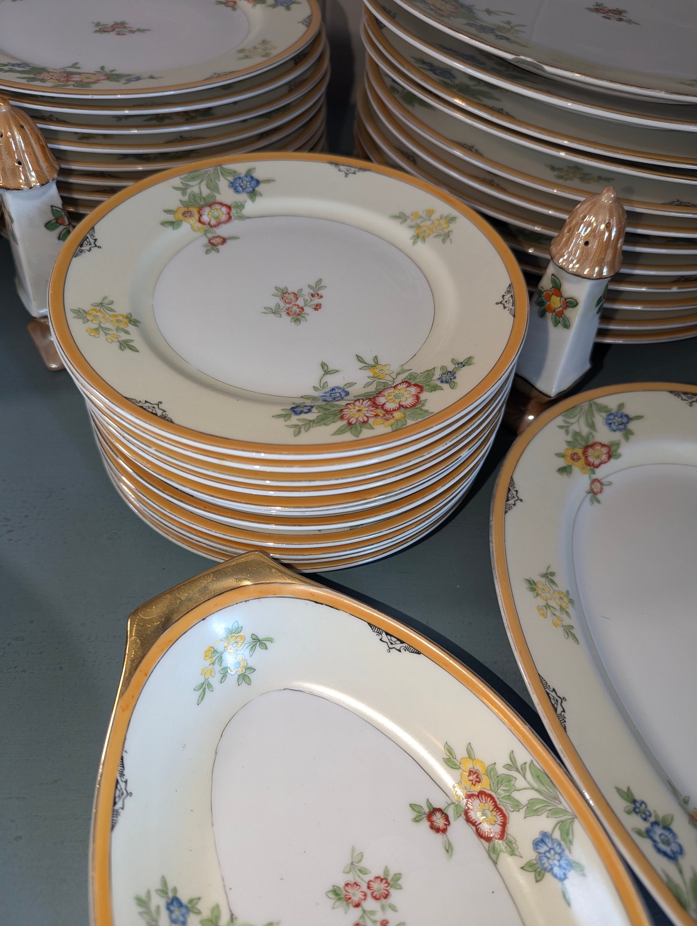 Celebrate Vintage Floral China Made in Japan 43 Piece Set - Etsy