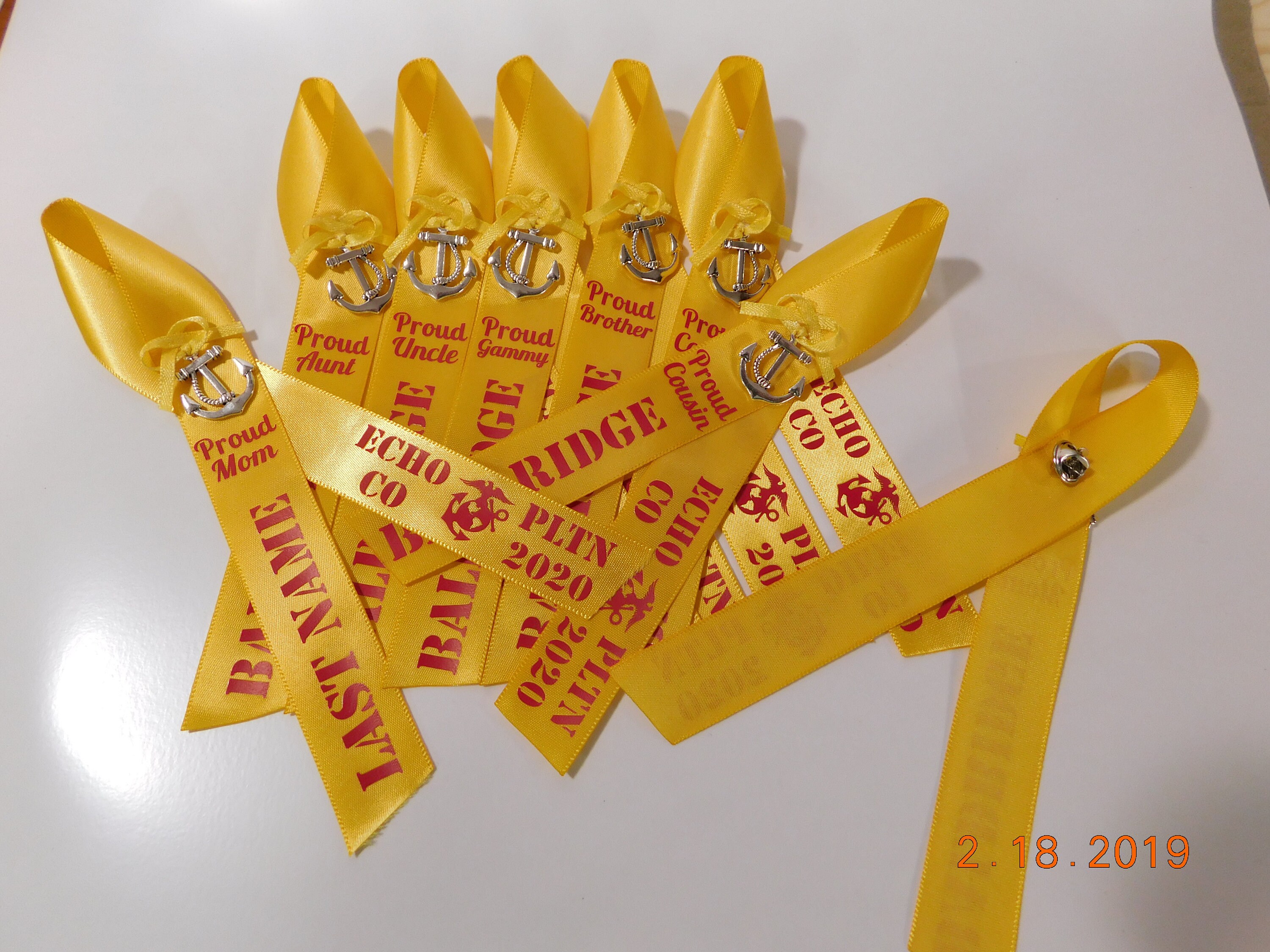 Marines Boot Camp Graduation Ribbons Etsy