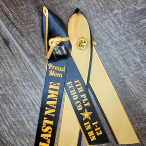 Personalized Military Boot Camp Graduation Ribbon: Family Support - Etsy