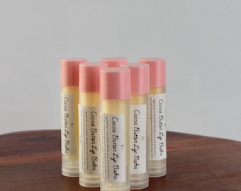 Bálsamo labial de manteca de cacao / 100% natural, hidratante.
