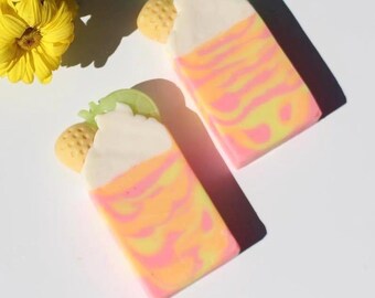 Handmade Mango Butter Soap: Tropical Smoothie Scent, 6.5 oz