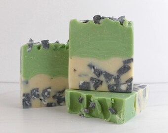 Bay Mosaic Soap: Handmade Green Tea & Shea Butter Bar